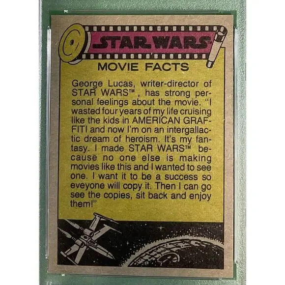 Star Wars 1977 A Quizzical Threepio! #126 PSA 7 CERT#65314215 - Picture 4 of 12